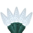 thumbnail image 1 of Brite Star LED Faceted C6 Christmas Lights - Pure White -11 ft Green Wire - 35ct, 1 of 5