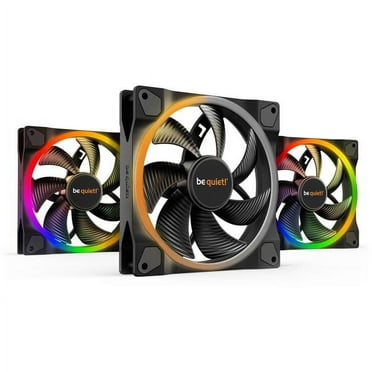 be quiet! Light Wings 140mm PWM, Premium ARGB Cooling Fan, 4-Pin, Triple Pack, BL078