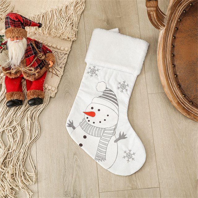 Bolsa de regalo Fiudx con calcetines de punto para Navidad colgante