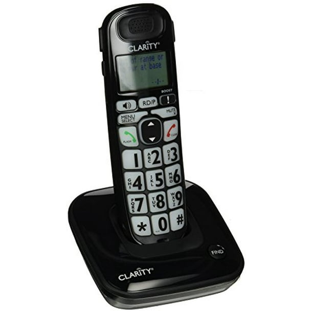 Clarity Dect 6.0 Amplified Low Vision Cordless Phone with CID Display