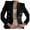 Black, variant on Entyinea Cute Trendy Womens Blazers Office Work Lapel Collar Stretch Jacket Suit Blazer White S