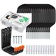 thumbnail image 1 of Etoolia Paquete de 16 ganchos utilitarios de garaje de 4,5 pulgadas para almacenamiento de bicicletas, ganchos de techo con tornillos de montaje en pared de 5,7 pulgadas, colgador para organizar bicic, 1 of 1