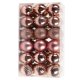thumbnail image 4 of Bearachild 30 piezas de bolas de Navidad adornos inastillables decoraciones para árboles de Navidad juego de bolas colgantes para decoración de fiesta de Kits de decoración para fiestas oro rosa Bearachild HA007626-10B, 4 of 6