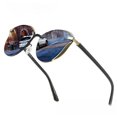 thumbnail image 2 of KKTREE Serenade Cat-Eye Polarized Sunglasses, Golden Metal Frame, Retro Eyewear, 2 of 24