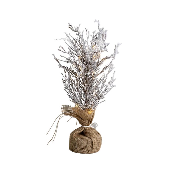 Árbol decorativo de decoración de de Navidad para los ornamentos interiores de oficina de Navidad del partido Sunnimix Estatua de árbol decorativa