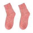 thumbnail image 5 of Calcetines gruesos de otoño e invierno para mujer, estilo étnico retro, calcetines de longitud media, calcetines gruesos de color sólido para mujer, calcetines cálidos para puestos, 5 of 5