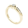 thumbnail image 2 of 1/10 Carat T.W. Diamond Cluster 10kt Yellow Gold Engagement Ring, 2 of 5
