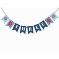 thumbnail image 1 of Inkdotpot Baby Birthday DecorationsI Am ThreePennant Banner Flags Baby Boy PirateBirthday Garland, 1 of 4