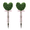 2 Pcs Style A, variant on DAMAI 32" Boxwood Heart with Bow Topiary, Valentine's Day Heart Shaped Topiary Trees with Bow, Artificial Greenery Decorations Heart Ball Planter Pots, Faux Plant for Indoor & Home Decor(1 Pcs)
