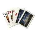 thumbnail image 1 of Washington DC, Exterior View of US Capitol Building at Night, Lantern Press, Premium Playing Cards, 52 Card Deck with Jokers, USA Made, 1 of 5