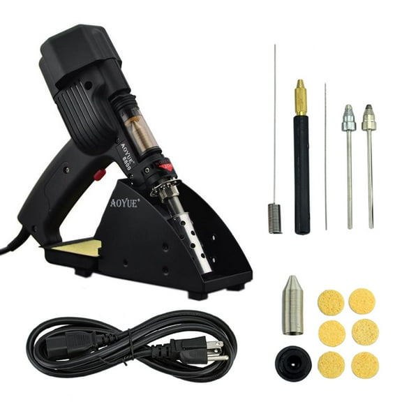 Aoyue 8800 Self Contained Desoldering Gun with Internal Vacuum Pump and Carrying Case, 120V AC