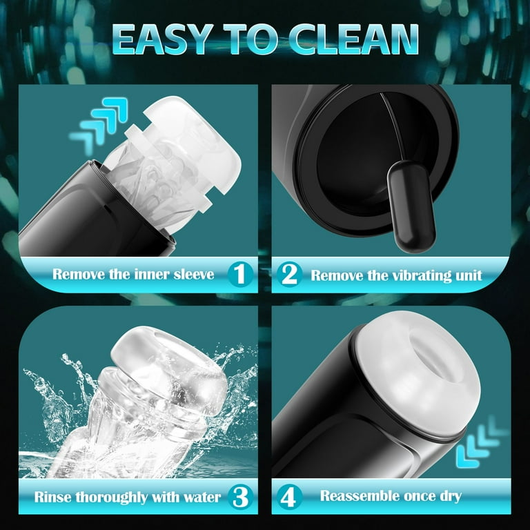 easy to clean male sex toys Amazon.com: Hello Cake Stroker, Double-Sided Sex Toy for Men and Couples,  Handheld Male Stroker with Dual Entrances main image 0