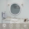 thumbnail image 3 of MAYEERTY 28 Inch Smart Anti-fog LED Bathroom Mirror, Circular Dual Lights 3-Color Temperature Memory Dimming, 3 of 6