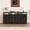 Black, variant on 63 Inch Long TV Stand with 12 Drawers Dresser Chest of Drawers Entertainment Center with Open Storage Shelves for Bedroom Living Room - Brown