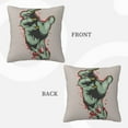 thumbnail image 3 of ZICANCN Horror Monster Blood Hand Decorative Throw Pillow Covers, Bed Couch Sofa Decorative Knit Pillow Covers for Living Room Farmhouse, 18"x18", 3 of 8