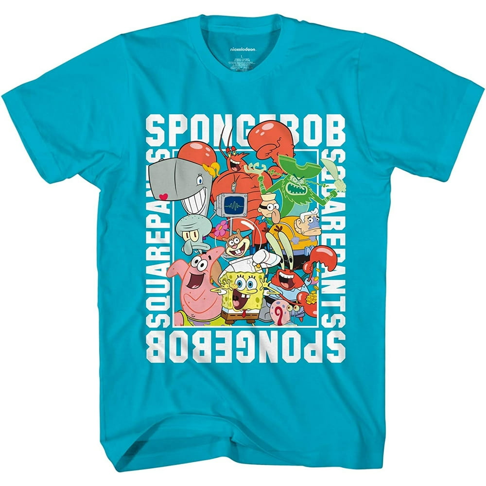 SpongeBob SquarePants - SpongeBob SquarePants Boys Short Sleeve T-Shirt - Spongebob, Patrick