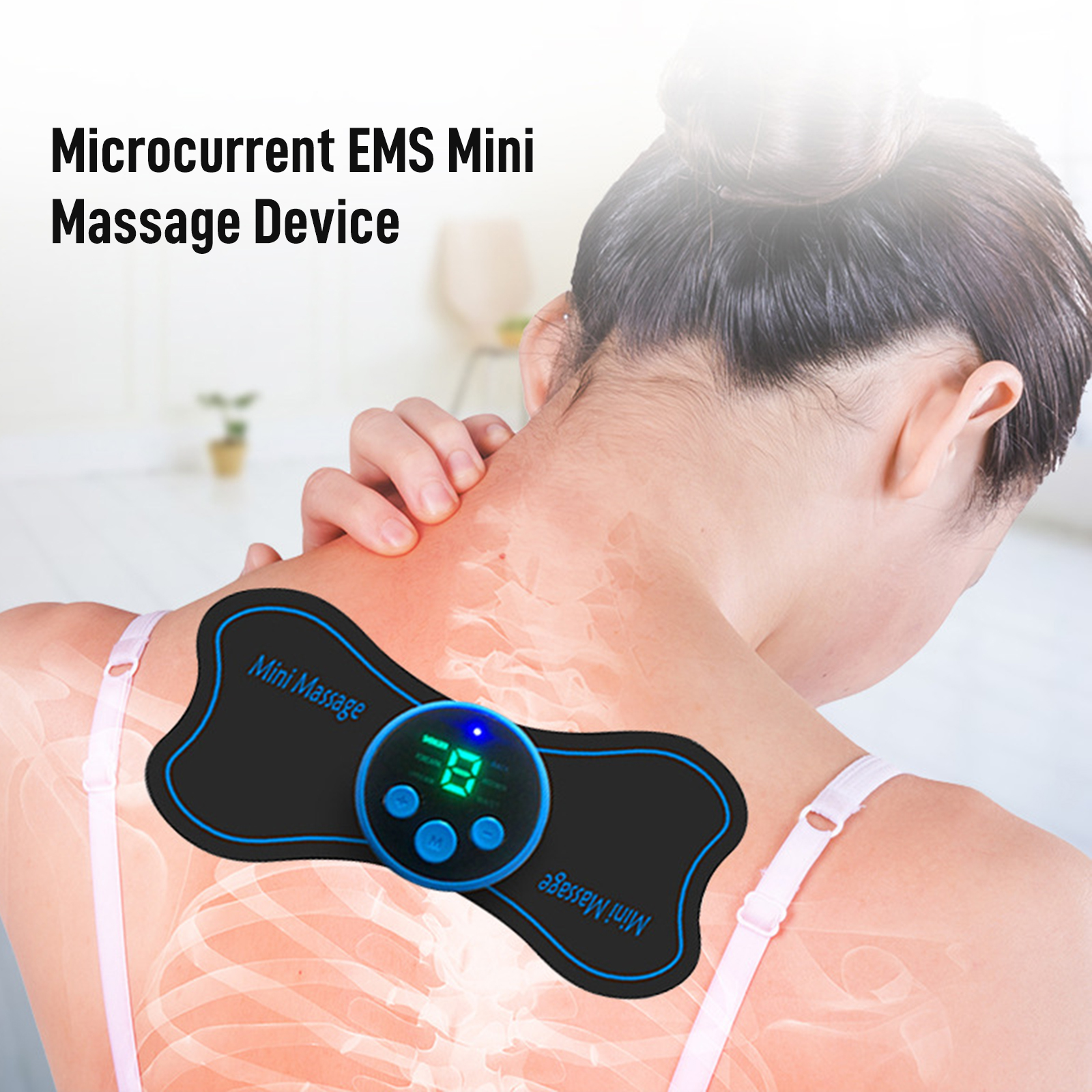 Cervical Spine Massage Stick Portable Massager Multi-functional Abdominal  Pulse Ems Micro-current