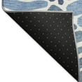 thumbnail image 5 of Addison Rugs Chantille Indoor/Outdoor Transitional Floral Blue Machine Washable Rectangle Rug, 8' x 10', 5 of 8