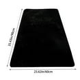 thumbnail image 3 of Tanuse Soft Fluffy Area Rug Modern Bedroom Carpet Non-Slip Noise Reducing Floor Mat for Kids Room Nursery Dorm Living Room Easy Clean Black 2'X3' Rug 1 Rug 60X90Cm, 3 of 7