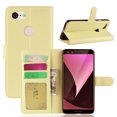 thumbnail image 1 of [PST] Google Pixel 3a Case, Leather Magnetic Card Slot Wallet Folio Flip Case Cover, 1 of 6