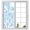 Blue, variant on Window Privacy Film Purple Blue Hot Air Balloon Stained Glass Window Film Decorative Sun Block Window Cover Modern Balloon Float Clouds Window Clings Static Adhesive Sticker for Bathroom 17.7"x39.3"
