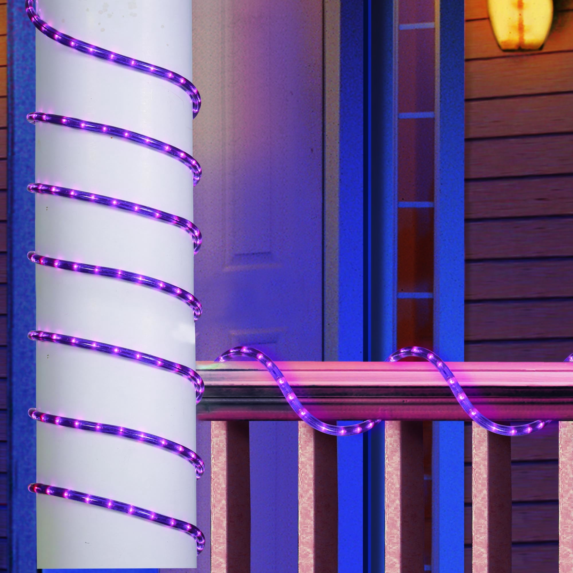 Way To Celebrate Halloween Purple 12 Ft Rope Light