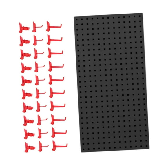 Kits de tablero perforado con pantalla de montaje, de almacenamiento de tablero perforado, organizador de tablero de clavija para el hogar páginas