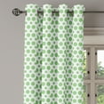 thumbnail image 2 of Ambesonne Green Grommet Curtain, Pop Art Retro Style Dots, 50" x 96", Fern Green and White, 2 of 6