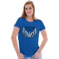 thumbnail image 3 of Country Strong Cute Angels Wings Star Womens Slim Fit Graphic Tee Brisco Brands S, 3 of 5