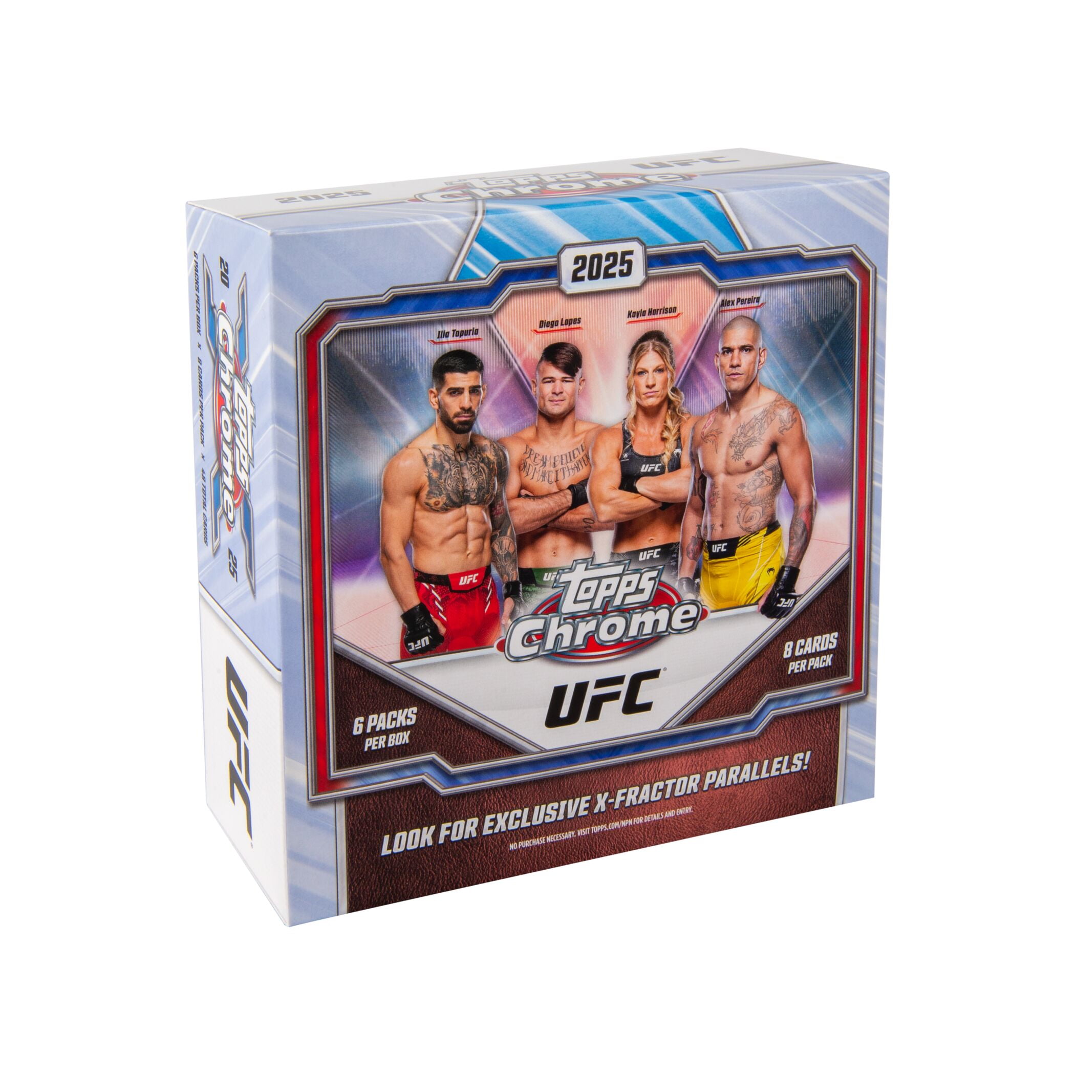 2025 Topps Chrome UFC Trading Cards Mega Box