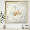 thumbnail image 2 of Designart White Serene Peony Framed Wall Art, 2 of 3