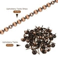 thumbnail image 3 of Uxcell 15Pack 1Meter Glossy Upholstery Tacks Strips Trim Sofa Decorative Nails, Copper, 3 of 5