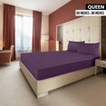 thumbnail image 2 of Sábana bajera Utopia Bedding Queen, de microfibra, color morado, 2 of 6