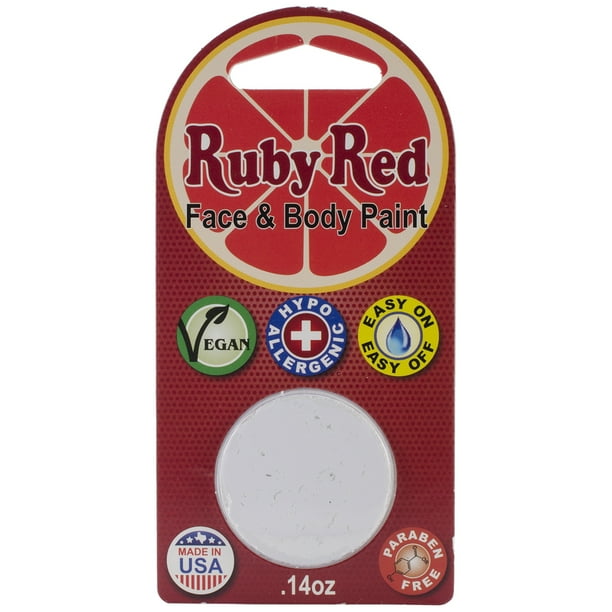 Ruby Red Face Paint .14ozWhite