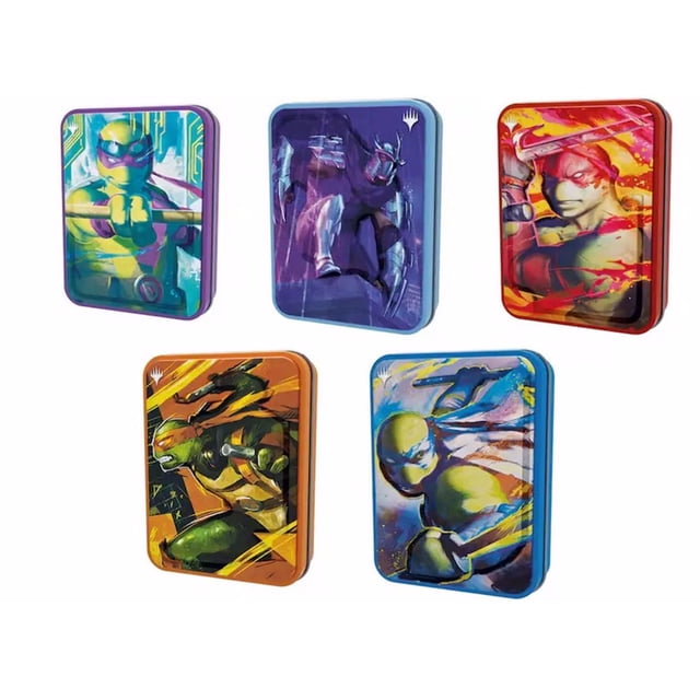 Magic The Gathering TCG: Teenage Mutant Ninja Turtles Tins Display Box (10 Tins)