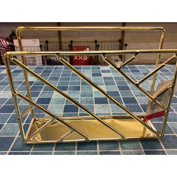 Gold Desktop Organizer