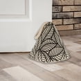 thumbnail image 4 of Jungle Print Cotton Weighted Bag Door Stop 2.3 lbs Black, 4 of 7