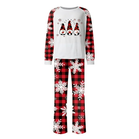 

Yubatuo Christmas Pajamas Family Christmas Pajamas Matching Sets Family Matching Pajamas Set Xmas Sleepwear Christmas Jammies Christmas Pjs Sets for Women Men Boy Girl Best Christmas Gift