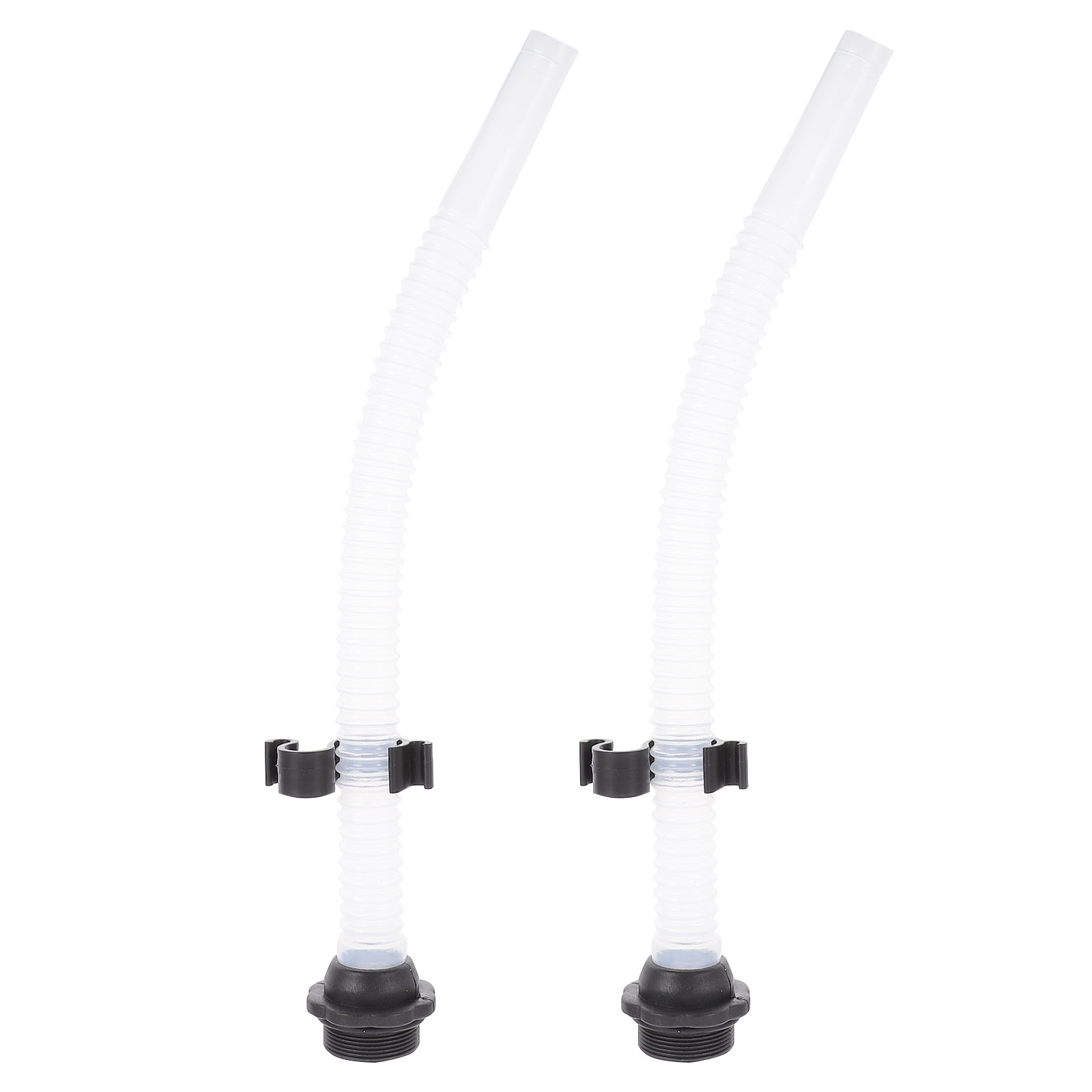 2pcs Fuel Can Spouts Long Flexible Jerry Can Spouts Nozzle Plastic Fuel