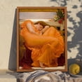 thumbnail image 3 of Flaming June by Frederic Leighton Framed Wall Art, Canvas Prints Poster, 3 of 7