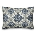 thumbnail image 2 of Creative Products Faded Blue Gray Medallions 14x20 Indoor / Outdoor Pillow, 2 of 9