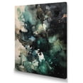 thumbnail image 2 of Designart "Green White Marbled Artistry I" Modern Geometric Wall Art Living Room, 2 of 5