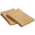 thumbnail image 1 of 100% Egyptian Cotton, 800 Thread Count Pillowcases, King, Solid, Gold, 1 of 1
