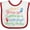 White and Red, variant on Inktastic Tennis Player Like Daddy Boys or Girls Baby Bib