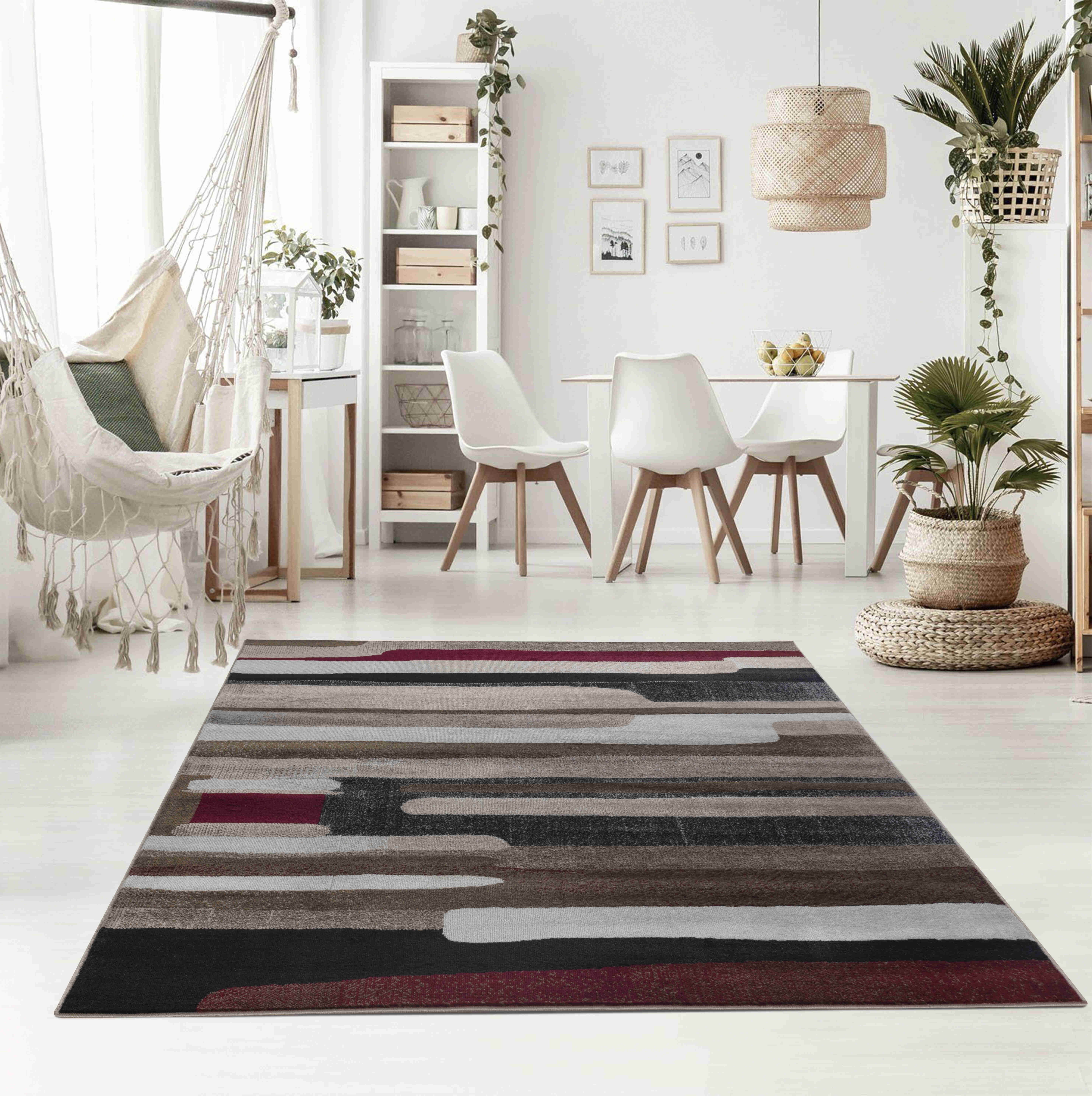 Rug Branch Sakarya Collection Abstract Mid-Century Modern Indoor Area Rug