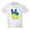 Ash Gray, variant on CafePress - Ukrainian Flag Peace Sign Ukraine Native H T Shirt - Light T-Shirt Kids XS-XL