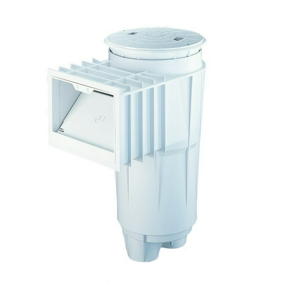 Pentair 506301 PVC 2-Inch Threaded Port Bermuda Gunite Pool and Spa Skimmer, White