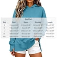 thumbnail image 3 of Enjoytime Hoodies for Women Long Sleeve Solid Color Side Slit Sweatshirt Fall Winter Soft Casual Pullover Hoodie, 3 of 6