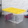 thumbnail image 3 of Sterilite Boîte de rangement Industriel 102L, Jaune, 4 Pk, 3 of 9
