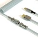 thumbnail image 4 of Tipo C del cable en espiral del 1.5m a la aviación de la primavera del alambre de la primavera del USB para la computadora de escritorio Ndcxsfigh Para estrenar, 4 of 8